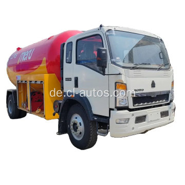 Howo 8000L LPG Tank Bobtail Truck